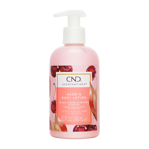 CND クリエイティブネイルデザイン センセーション ハンド＆ボディローション ブラックチェリー＆ナツメグ 245ml 格安通販 【コスメデネット】